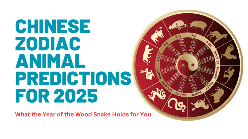 Chinese Zodiac Animal Predictions for 2025,What the Year of the Wood Snake Holds for You ,